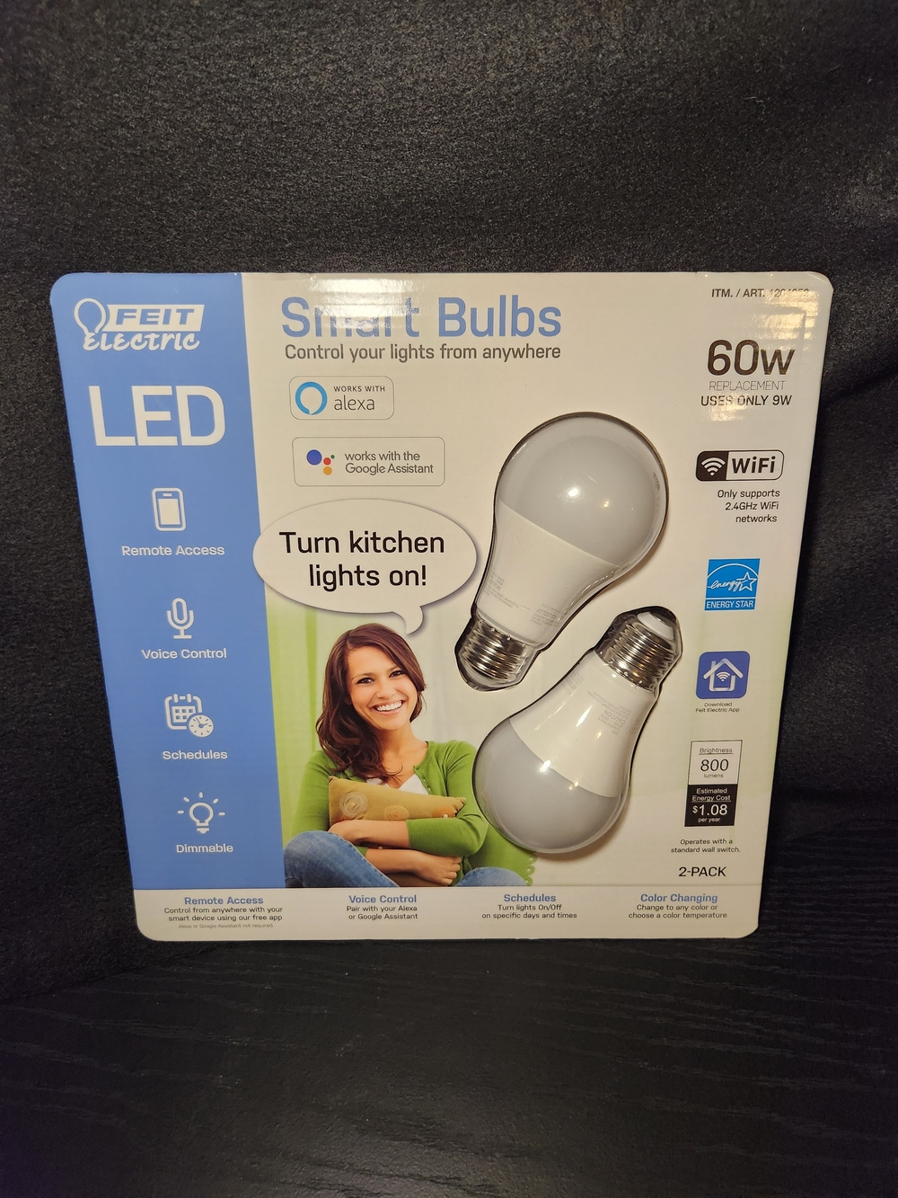 Electric Family Smart LED Bulbs - White (2-Pack)